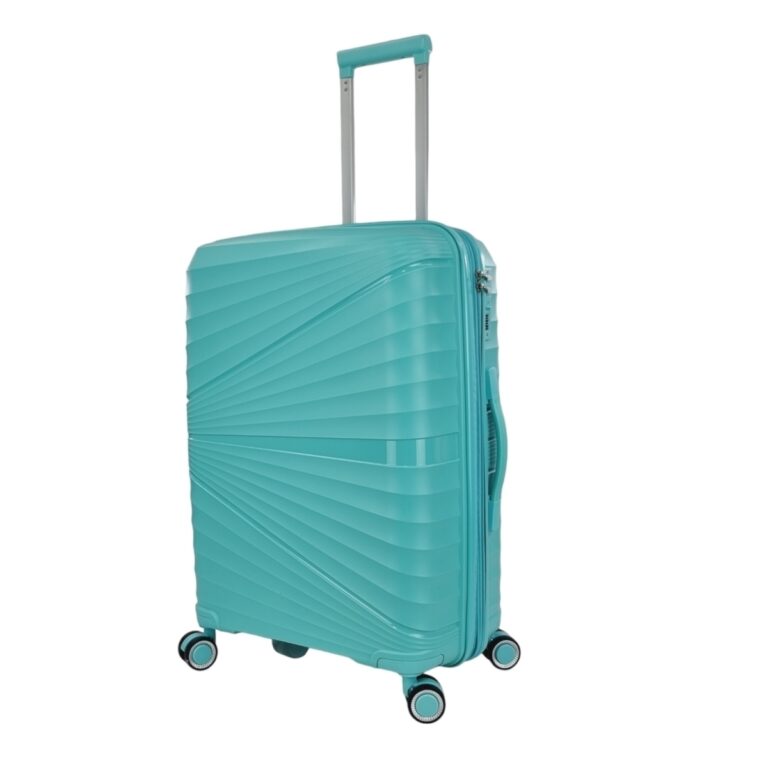 Ormi ESH-8004 Σκληρή Βαλίτσα Μεσαία ΠΟΛΥΠΡΟΠΥΛΕΝΙΟΥ ΜΕ ΕΠΕΚΤΑΣΗ σε Aqua Χρώμα (65x42x25+5cm επέκταση)