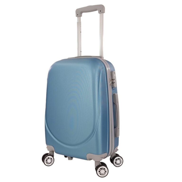 Ormi ESH-6011 Βαλίτσα Καμπίνας με ύψος 55cm σε Γαλάζιο χρώμα (55x35x20cm)