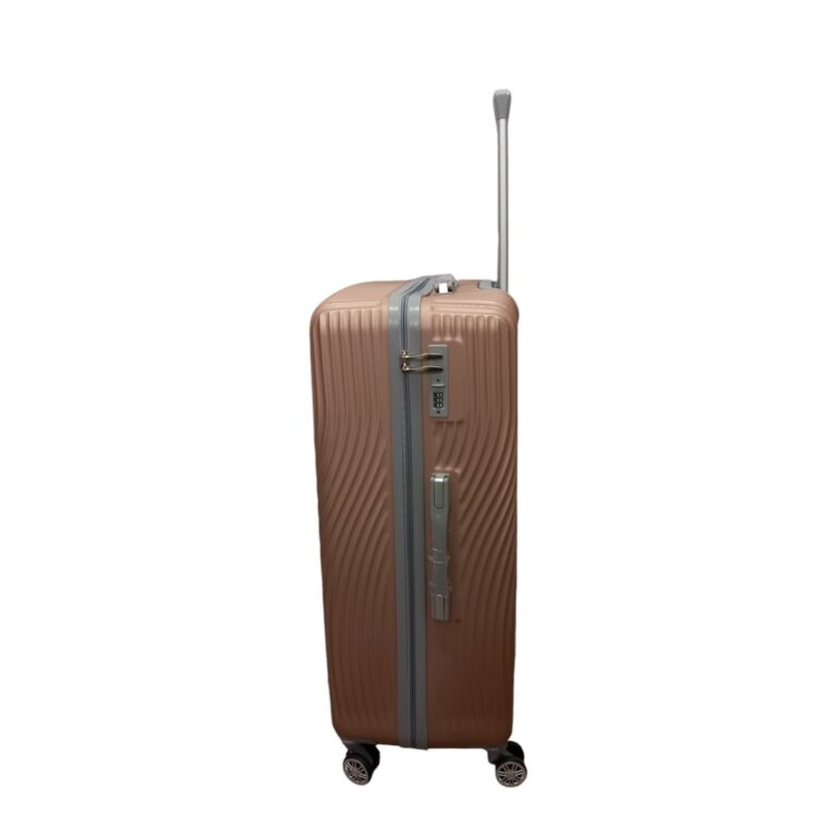 Felbags FL-9000PG Σκληρή Βαλίτσα Μεγάλη σε Ροζ Χρυσό Χρώμα (77x50x30cm)