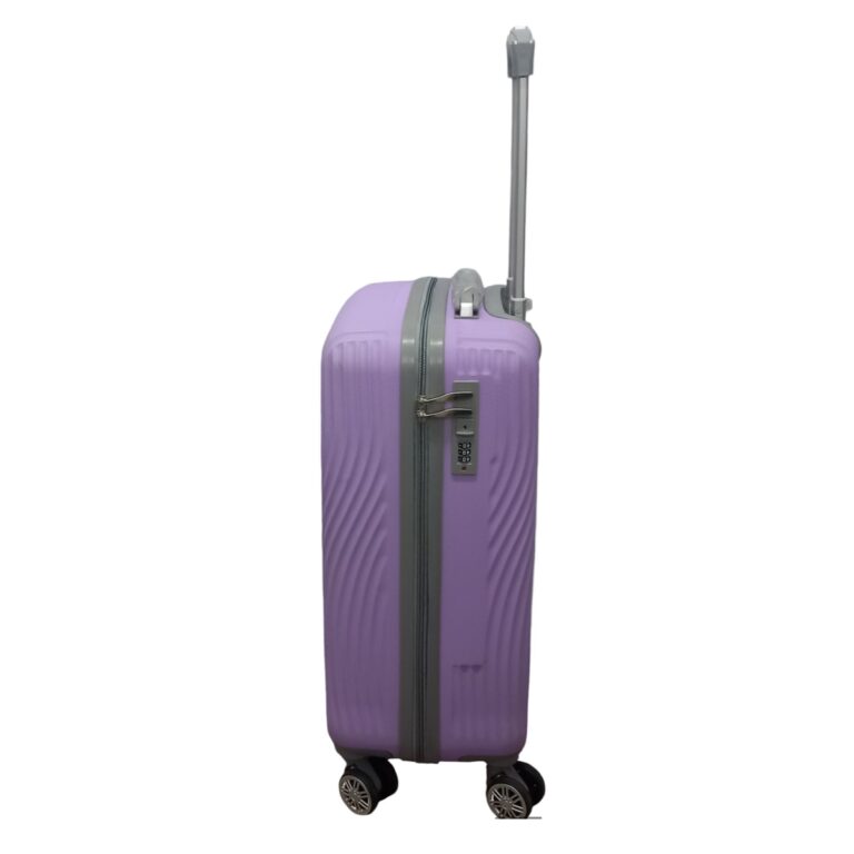 Felbags FL-9000L Σκληρή Βαλίτσα Ταξιδιού Καμπίνας ABC σε Λιλά Χρώμα  55x38x21cm