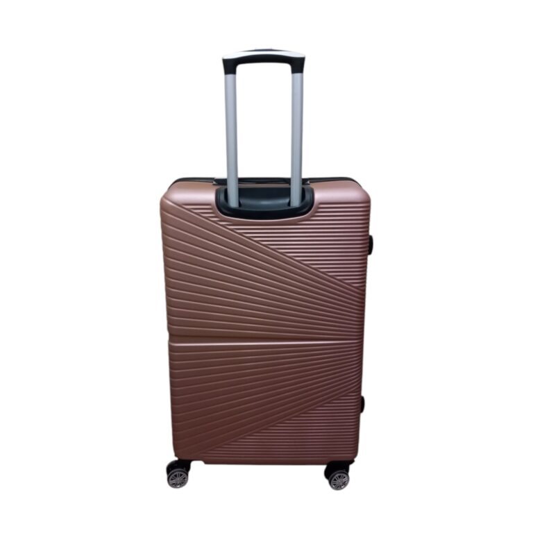 Felbags F1203 Σκληρή Βαλίτσα Ταξιδιού Μεγάλη με ύψος 75cm σε Ροζ Χρυσό Χρώμα (75x50x29cm)