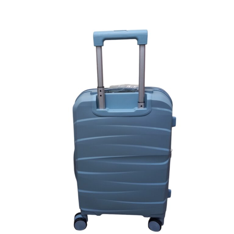 Felbags F2405 Σκληρή Βαλίτσα Καμπίνας ΠΟΛΥΠΡΟΠΥΛΕΝΙΟΥ EΠΕΚΤΕΙΝΟΜΕΝΗ με ύψος 55cm σε Γαλάζιο Χρώμα (55x38x22+5cm)