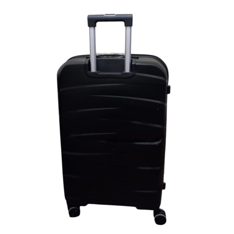 Felbags F2405 Σκληρή Βαλίτσα Ταξιδιού Μεσαία ΠΟΛΥΠΡΟΠΥΛΕΝΙΟΥ EΠΕΚΤΕΙΝΟΜΕΝΗ με ύψος 65cm σε Μαύρο Χρώμα (65x45x26+5cm)