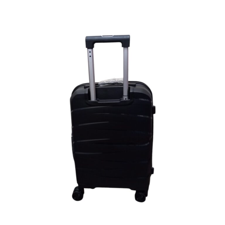 Felbags F2405 Σκληρή Βαλίτσα Καμπίνας ΠΟΛΥΠΡΟΠΥΛΕΝΙΟΥ EΠΕΚΤΕΙΝΟΜΕΝΗ με ύψος 55cm σε Μαύρο Χρώμα (55x38x22+5cm)