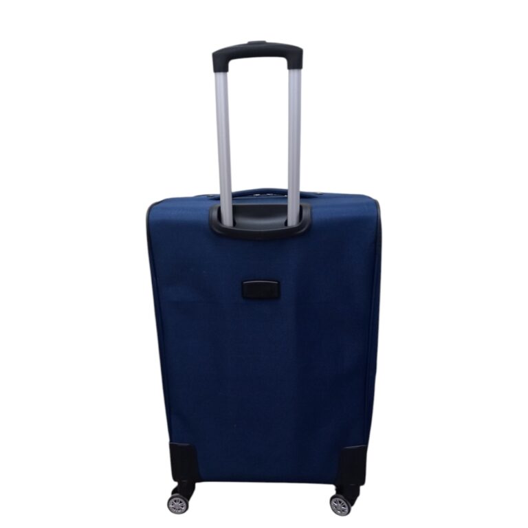 Felbags F8024 Υφασμάτινη Βαλίτσα Ταξιδιού Μεσαία με ύψος 66cm σε Σκούρο Μπλε Χρώμα (66x45x26cm)