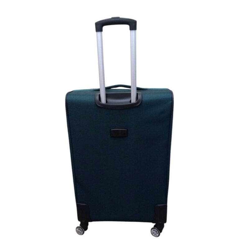 Felbags F8024 Υφασμάτινη Βαλίτσα Ταξιδιού Μεσαία με ύψος 66cm σε Σκούρο Πράσινο Χρώμα (66x45x26cm)