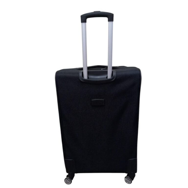 Felbags F8024 Υφασμάτινη Βαλίτσα Ταξιδιού Μεσαία με ύψος 66cm σε Μαύρο Χρώμα (66x45x26cm)