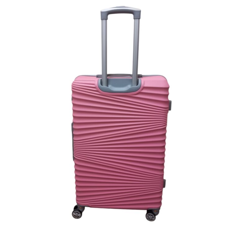 Felbags FL12 Σκληρή Βαλίτσα Μεσαία με ύψος 67cm σε Ροζ Χρώμα (67x43x24cm)