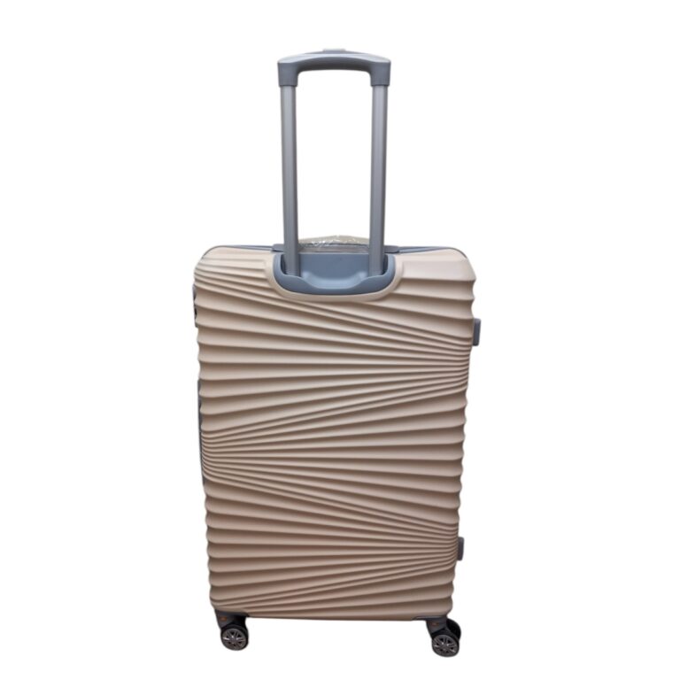 Felbags FL12 Σκληρή Βαλίτσα Μεσαία με ύψος 67cm σε Μπεζ Χρώμα (67x43x24cm)