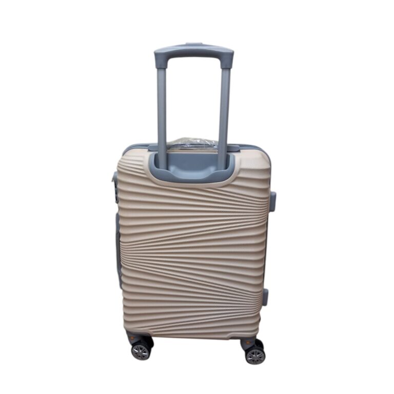 Felbags FL12 Σκληρή Βαλίτσα Καμπίνας με ύψος 55cm σε Μπεζ Χρώμα (55x39x21cm)