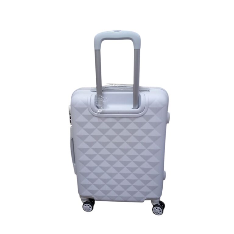 Felbags F0067 Σκληρή Βαλίτσα Καμπίνας με ‘Υψος 55cm σε Λευκό Χρώμα (55x40x20cm)