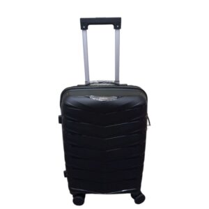 Felbags Fashion Σκληρή Βαλίτσα ΠΟΛΥΠΡΟΠΥΛΕΝΙΟΥ Καμπίνας με ύψος 55cm σε Μαύρο Χρώμα (55x40x20cm)