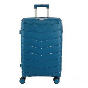Felbags Fashion Σκληρή Βαλίτσα ΠΟΛΥΠΡΟΠΥΛΕΝΙΟΥ Μεσαία με ύψος 65cm σε Μπλε Χρώμα (65x45x25cm)