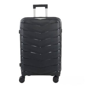 Felbags Fashion Σκληρή Βαλίτσα ΠΟΛΥΠΡΟΠΥΛΕΝΙΟΥ Μεσαία με ύψος 65cm σε Μαύρο Χρώμα (65x45x35cm)