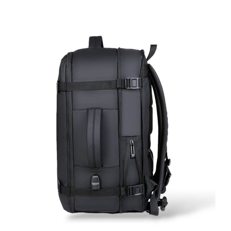 Felbags F3726 Αδιάβροχο Σακίδιο Πλάτης Επεκτεινόμενο σε Μαύρο Χρώμα (46x33x18+5cm)