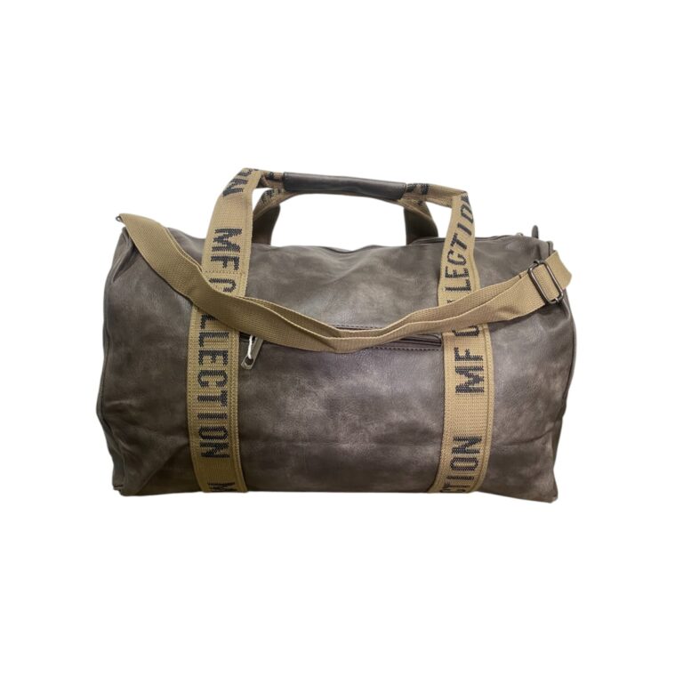 Felbags F9335 Σακ Βουαγιάζ Δερματίνης σε Γκρι Σκούρο Χρώμα (50x35x25cm)
