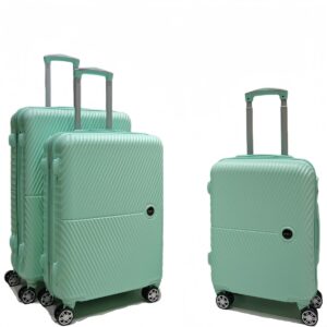 Felbags F2501 Σετ Βαλίτσες Ταξιδιού 3 τεμάχια σε Τιρκουάζ Χρώμα (55x40x20cm),(65x45x25cm),(75x50x30cm)