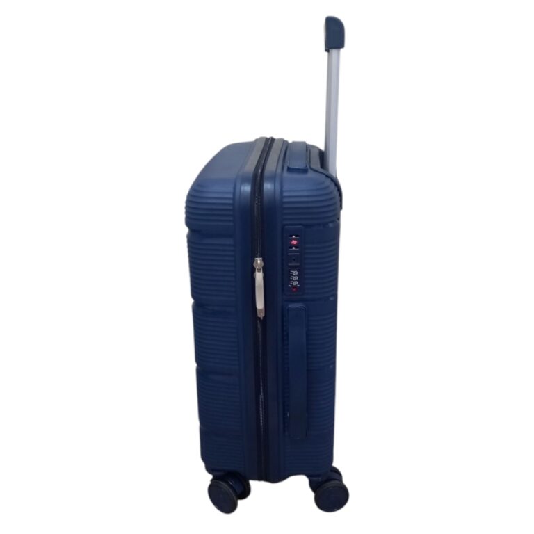 Felbags F0167 Βαλίτσα Ταξιδιού ΠΟΛΥΠΡΟΠΥΛΕΝΙΟΥ (μαλακό πλαστικό) με ύψος 55cm σε Μπλε Χρώμα (55x40x20cm)