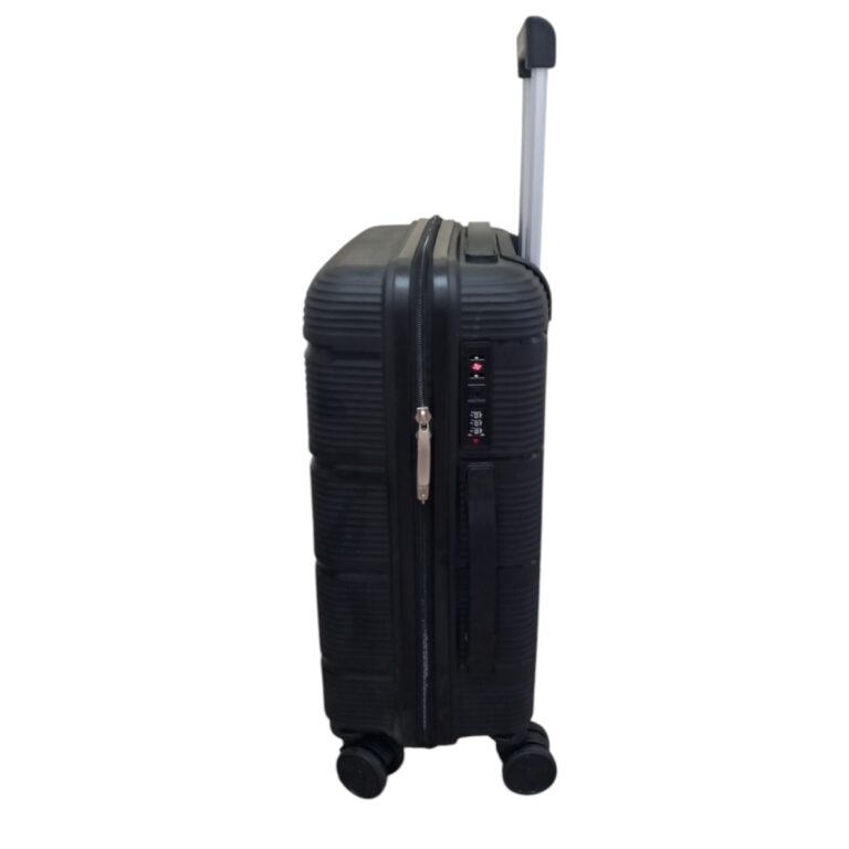 Felbags F0167 Βαλίτσα Ταξιδιού ΠΟΛΥΠΡΟΠΥΛΕΝΙΟΥ (μαλακό πλαστικό) με ύψος 55cm σε Μαύρο Χρώμα (55x40x20cm)