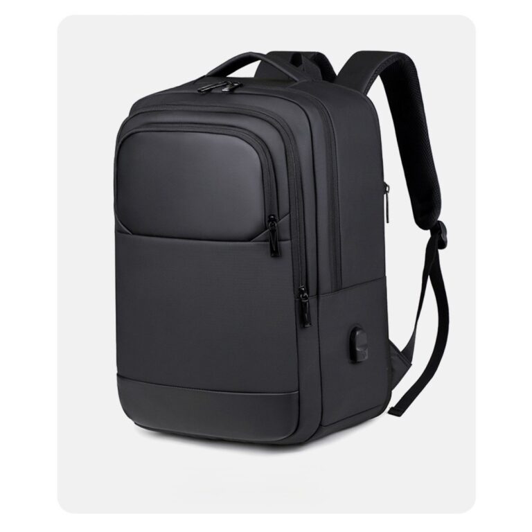Felbags F2502 Σακίδιο Πλάτης Επεκτεινόμενο σε Μαύρο Χρώμα (46x32x20-25cm)