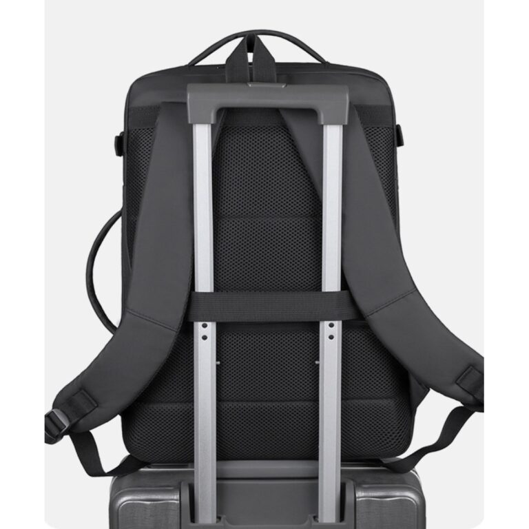 Felbags F2402 Σακίδιο Πλάτης Επεκτεινόμενο σε Μαύρο Χρώμα (47x32x18-24cm)