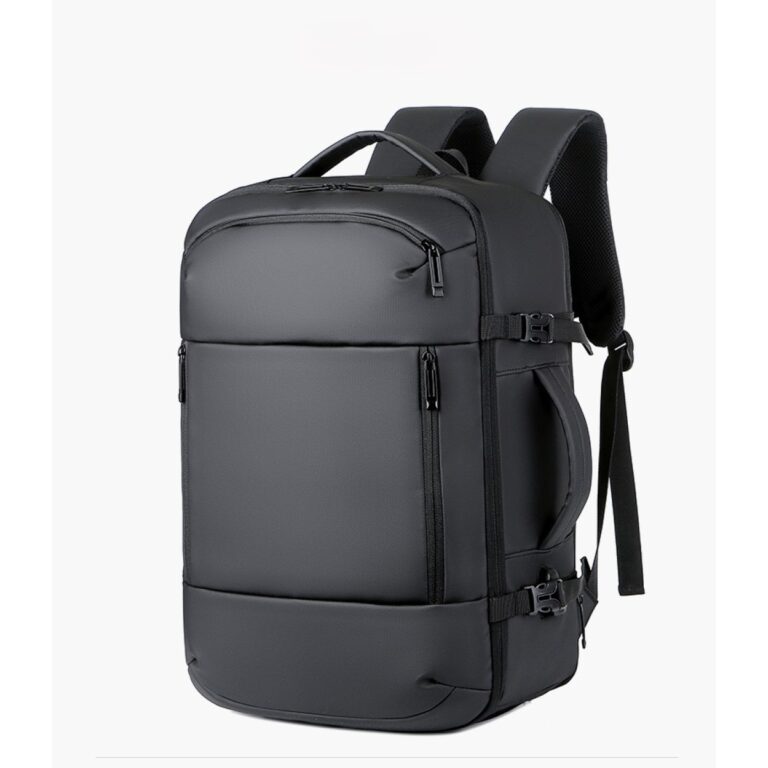 Felbags F3728 Σακίδιο Πλάτης Αδιάβροχο και Επεκτεινόμενο σε Μαύρο Χρώμα (45x31x21+5cm)