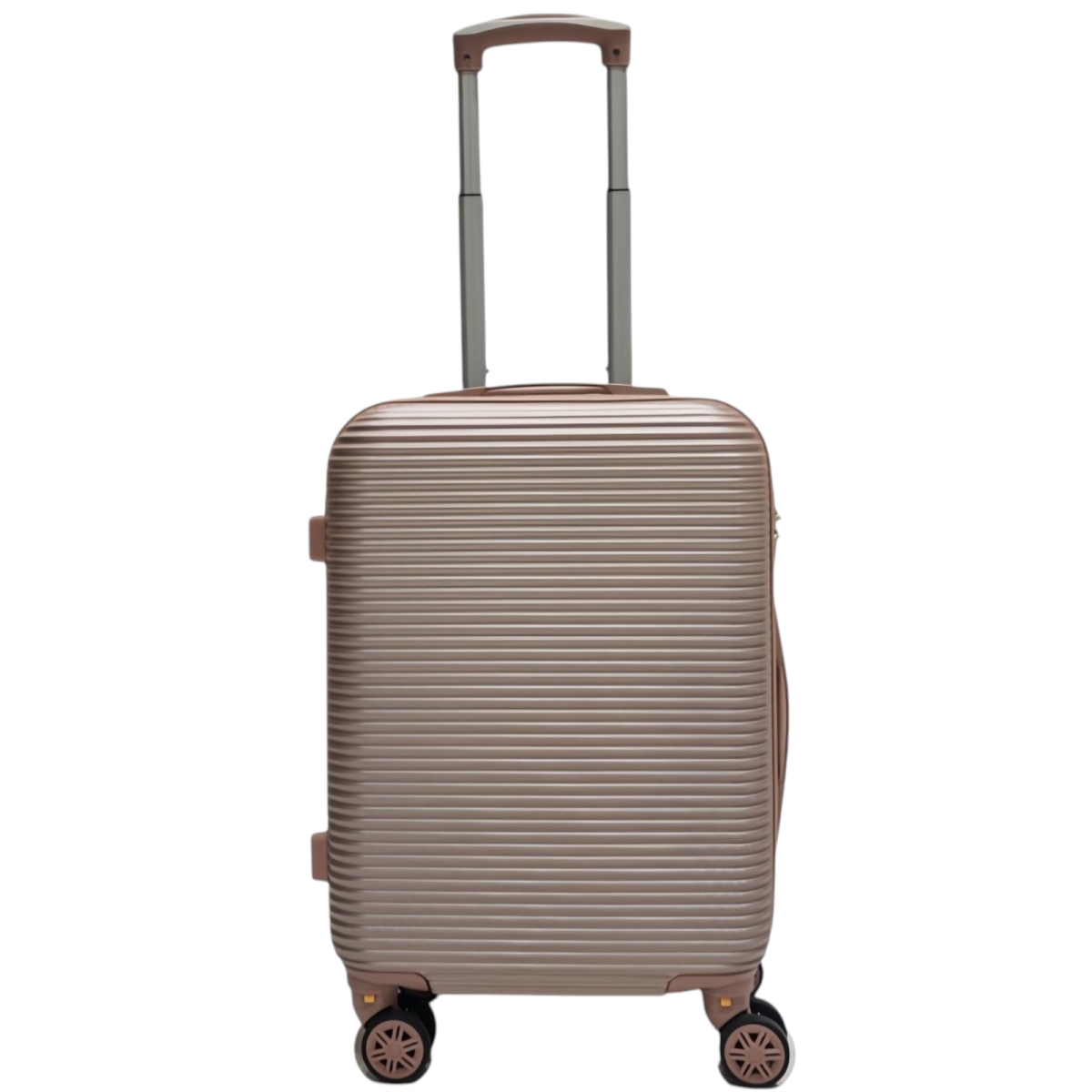 Felbags F6055-2 Σκληρή Βαλίτσα Καμπίνας με ύψος 55cm σε Ροζ Χρυσό Χρώμα (55x40x21cm)