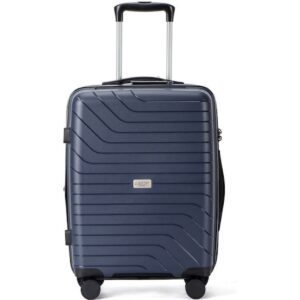 Lavor  1-606 Βαλίτσα Ταξιδιού Καμπίνας ΠΟΛΥΠΡΟΠΥΛΕΝΙΟΥ (μαλακό πλαστικό) και ΕΠΕΚΤΕΙΝΟΜΕΝΗ με ύψος 55cm σε Μπλε Χρώμα