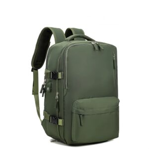 Felbags F2811 Σακίδιο Πλάτης Αδιάβροχο και Επεκτεινόμενο σε Σκούρο Πράσινο Χρώμα (40x30x20+5cm)