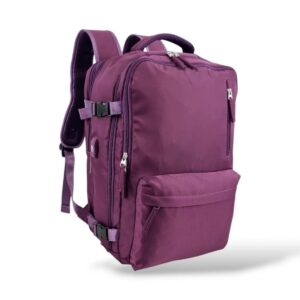 Felbags F2811 Σακίδιο Πλάτης Αδιάβροχο και Επεκτεινόμενο σε Μώβ Χρώμα (40x30x20+5cm)