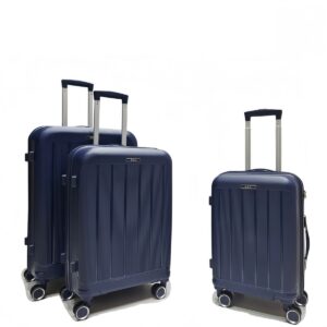 Felbags PP003 Σετ Βαλίτσες Ταξιδιού ΠΟΛΥΠΡΟΠΥΛΕΝΙΟΥ 3 τεμάχια σε Σκούρο Μπλε Χρώμα (55x38x20cm),(65x45x25cm),(75x50x30cm)