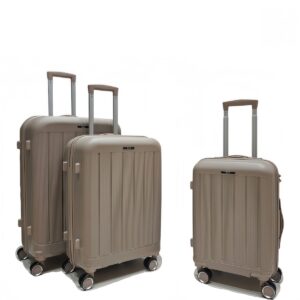 Felbags PP003 Σετ Βαλίτσες Ταξιδιού ΠΟΛΥΠΡΟΠΥΛΕΝΙΟΥ 3 τεμάχια σε Χρυσό Χρώμα (55x38x20cm),(65x45x25cm),(75x50x30cm)