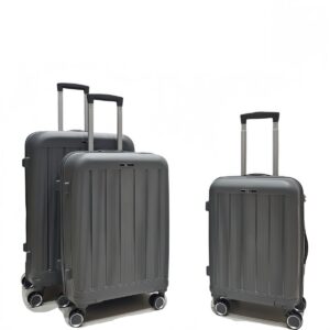 Felbags PP003 Σετ Βαλίτσες Ταξιδιού ΠΟΛΥΠΡΟΠΥΛΕΝΙΟΥ 3 τεμάχια σε Γκρι Χρώμα (55x38x20cm),(65x45x25cm),(75x50x30cm)