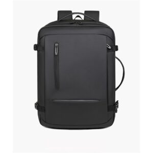 Felbags 2407 Αδιάβροχο Σακίδιο Πλάτης Επεκτεινόμενο 40LT σε Μαύρο Χρώμα (46x32x22+5cm)