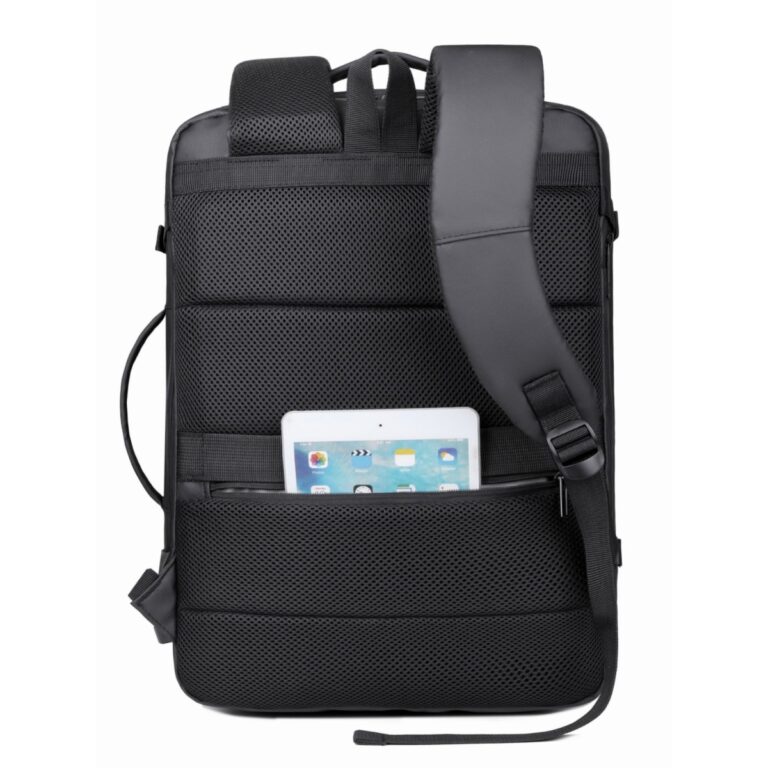 Felbags 2403 Επαγγελματικό Σακίδιο Πλάτης Αδιάβροχο και Επεκτεινόμενο σε Μαύρο Χρώμα (47x32x22+5cm)