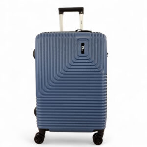 Rain Μεσαία Βαλίτσα Ταξιδίου Σκληρή Μπλε με 4 Ρόδες Ύψους 65εκ.