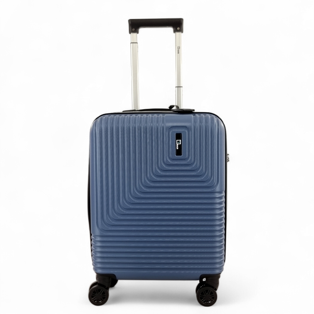 Rain Βαλίτσα Ταξιδίου Καμπίνας Σκληρή Μπλε με 4 Ρόδες Ύψους 55εκ. - Image 7
