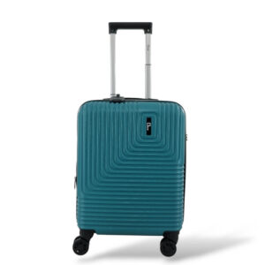 Rain Βαλίτσα Ταξιδίου Καμπίνας Σκληρή Πετρολ με 4 Ρόδες Ύψους 55εκ.