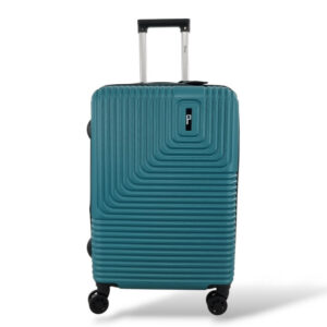 Rain Μεσαία Βαλίτσα Ταξιδίου Σκληρή Πετρολ με 4 Ρόδες Ύψους 65εκ.