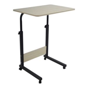 Τραπέζι Ξύλινο Φυσικό με Μεταλλικό Σκελετό Μαύρο 60x40x89εκ.