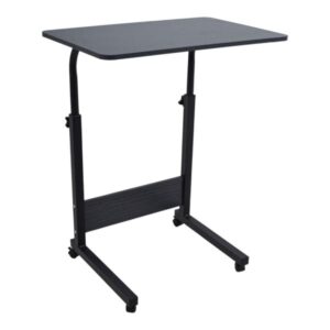 Τραπέζι Ξύλινο με Μεταλλικό Σκελετό Μαύρο 60x40x89εκ.