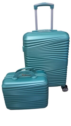 Felbags FL12-1 Σετ βαλίτσα Καμπίνας με Νεσεσέρ σε Βεραμάν Χρώμα Χρώμα (55x39x21cm)