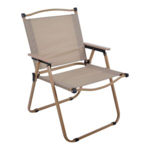 Felhome Καρέκλα Μεταλλική Πτυσσόμενη σε Μπεζ Χρώμα (53x52x74cm)