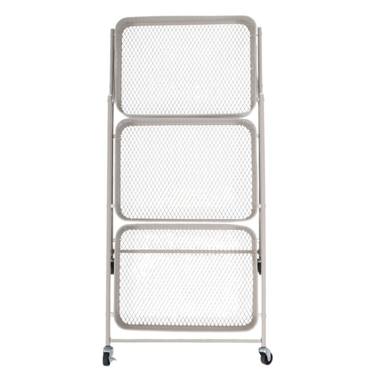 Ankor Τρόλεϊ Κουζίνας Μεταλλικό Μπεζ 46x29x77cm 852987