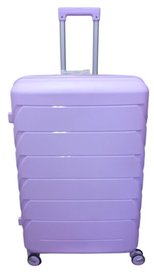 Felbags 092 Βαλίτσα Ταξιδιού Μεγάλη ΠΟΛΥΠΡΟΠΥΛΕΝΙΟΥ (ΜΕΓΑΛΗ ΑΝΤΟΧΗ) ΕΠΕΚΤΕΙΝΟΜΕΝΗ με ύψος 75cm σε Λιλά Χρώμα (75x50x32+5cm)