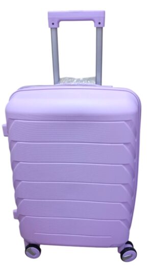 Felbags 092 Βαλίτσα Ταξιδιού Καμπίνας ΠΟΛΥΠΡΟΠΥΛΕΝΙΟΥ (ΜΕΓΑΛΗ ΑΝΤΟΧΗ) ΕΠΕΚΤΕΙΝΟΜΕΝΗ με ύψος 55cm σε Λιλά Χρώμα (55x39x22+5cm)
