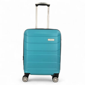 Greenwich Polo Club Βαλίτσα Ταξιδίου Καμπίνας Σκληρή Επεκτεινόμενη Aqua με 4 Ρόδες Ύψους 55εκ. (55x40x20+5cm)