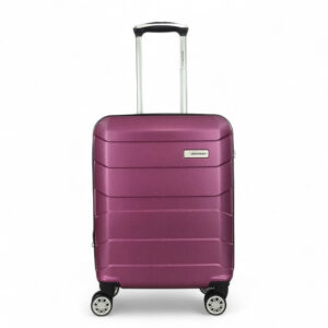 Greenwich Polo Club Βαλίτσα Ταξιδίου Καμπίνας Σκληρή Επεκτεινόμενη Μωβ με 4 Ρόδες Ύψους 55εκ. (55x40x20+5cm)