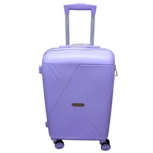 Felbags 036 Βαλίτσα Καμπίνας ΠΟΛΥΠΡΟΠΥΛΕΝΙΟΥ (ΜΕΓΑΛΗ ΑΝΤΟΧΗ) με ύψος 55cm σε Λιλά Χρώμα (55x38x22cm)