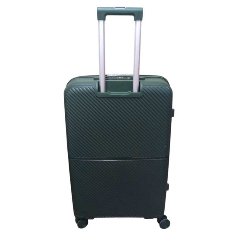 Felbags 082 Βαλίτσα Ταξιδιού Μεσαία ΠΟΛΥΠΡΟΠΥΛΕΝΙΟΥ (ΜΕΓΑΛΗ ΑΝΤΟΧΗ) ΕΠΕΚΤΕΙΝΟΜΕΝΗ με ύψος 65cm σε Σκούρο Πράσινο Χρώμα (65x45x26+5cm)